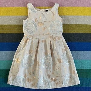 Beautiful GapKids Silver & Gold Shimmery Party Dress • Size XXL 16-18(Ladies XS)
